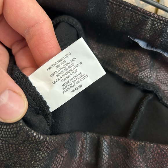 Insight Black and Brown Patterned Leggings - Picture 8 of 8